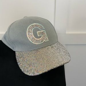 Justice Chambray and Glitter Hat